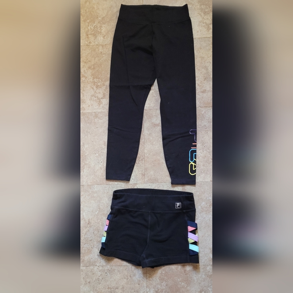 FILA Athletic Short and Legging Pair